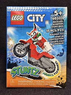 LEGO 60332 2022 City Stuntz Reckless Scorpion Stunt Bike Sealed 1