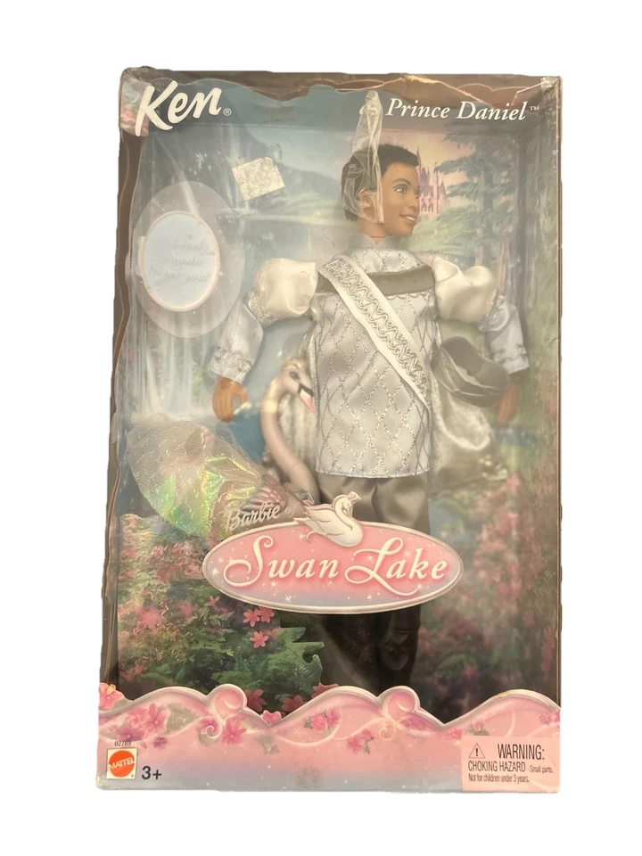 Barbie Lago de los Cisnes Ken 2003 muñeca afroamericana NRFB #B2769 Foto 2 de 4