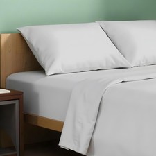 Texas Linen Co. 100 Organic Cotton Percale Sheets Twin Size - 3 Piece Twin Perc