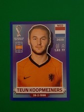 Panini 2022 FIFA World Cup Qatar Sticker Teun Koopmeiners Blue Parallel #NED 14