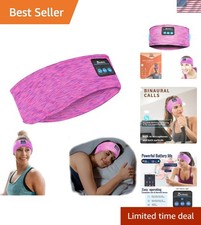 Adjustable Bluetooth Sleep Headband with Noise Cancellation - Women s Must-Have