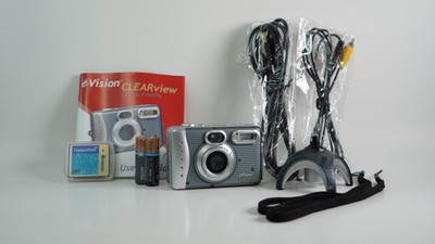 eVision CLEARview Digital Camera 1.3 MP, 2× Zoom, In Box + Accessories