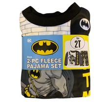 DC Batman Toddler Youth Boys Soft Lightweight Long Sleeve Pant Fleece Pajama