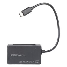 5 in 1 Memory Card Reader for TF MS XD Card Reader Adapter USB/Type C Card for