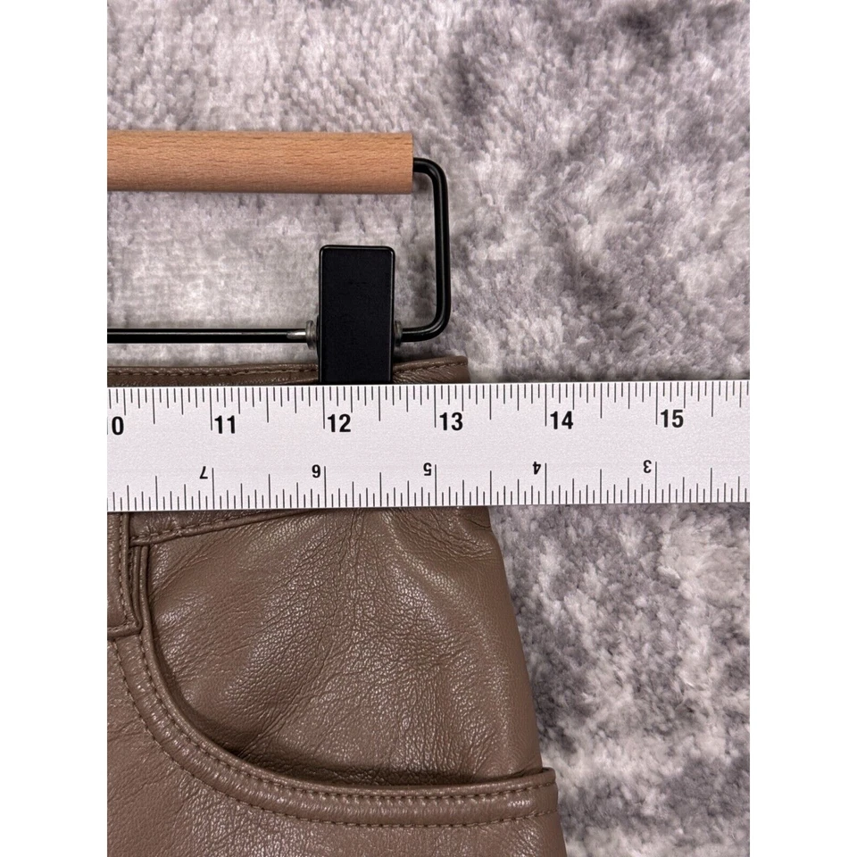 Aritzia Pants 2 Womens Wilfred Melina Vegan Leather Trouser - Image 3 of 4