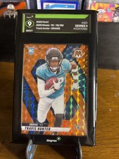 Panini Mosaic Travis Hunter Jaguars Rookie Orange Mosaic Prizm #172 /199