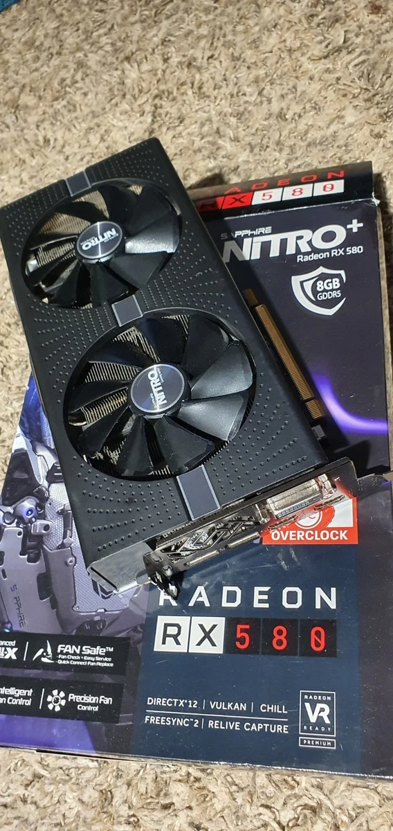 SAPPHIRE AMD Radeon RX 580 8GB GDDR5 Computer Graphics Cards for