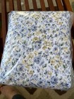 duvet cover queen w blue and yellow flowers
