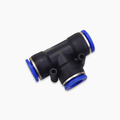 4pcs Air Hose Tee Union: 14mm OD Pneumatic Push-In Tube Connector Fitting - Picture 6 of 9