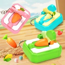 Unique Fruit Sliced Keyring None ABS Plastic Multiple Use Decorative Charm
