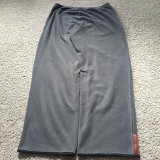 Prada Milano AW2009 Grey Fleece Zip Pocket Trousers Pants Designer Wide Leg