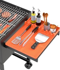 Grill Mat Compatible with Blackstone, BBQ Griddle Tools Mat with Drip Pad