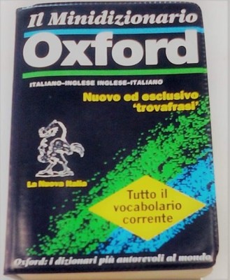 Oxford Italian Minidictionary : Italian-English, E, , Good Book