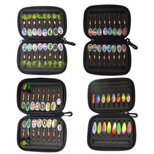 16Pcs Spinner Baits Set Fishing Lures Metal Baits Crankbait Fishing Accessories