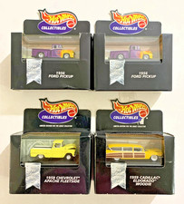 4 Vintage 1998 HOT WHEELS Limited Edition ADULT Collectible CARS 1:64 NEW LOT