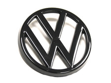 VW Emblem Schwarz 95mm für VW Golf1 Caddy Jetta T3 vorne PC601041