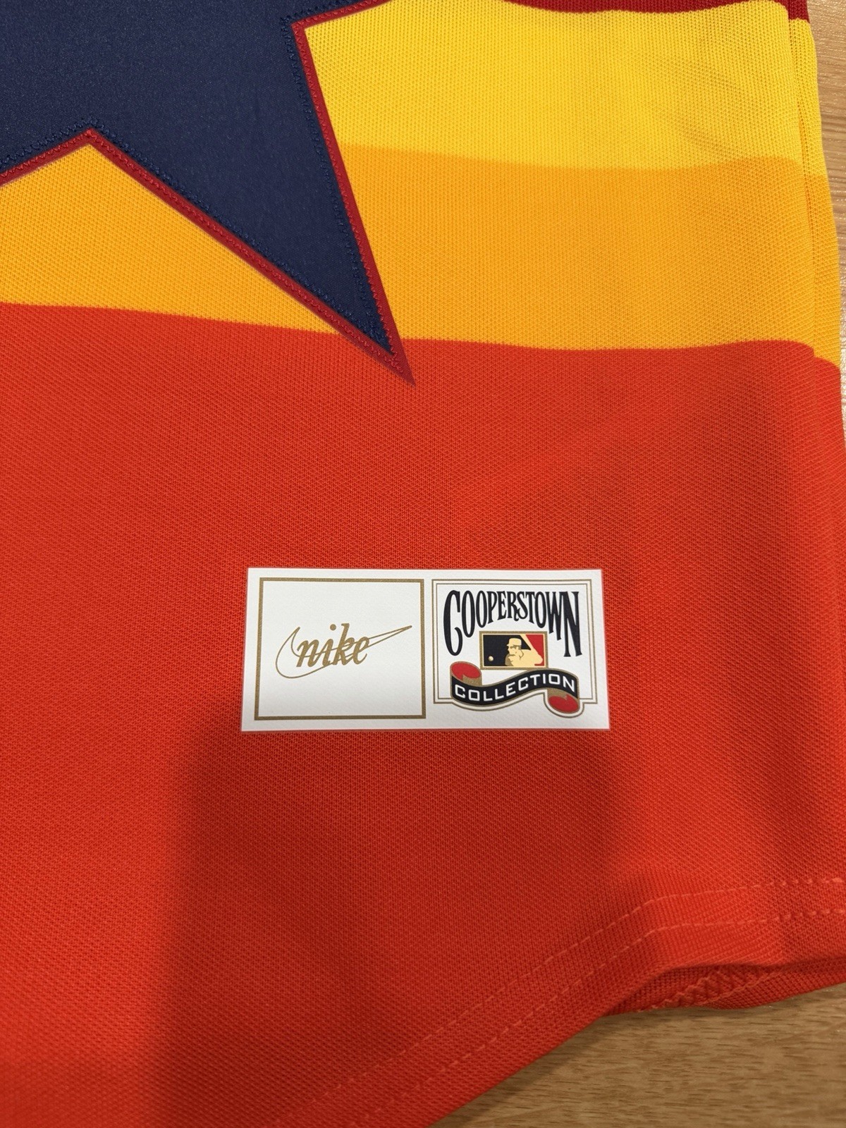 Nike Houston Astros Nolan Ryan Cooperstown Collection Striped Jersey Size Medium thumbnail 4