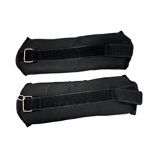 Black Adjustable Wrist Ankle Weights 1lb Pair