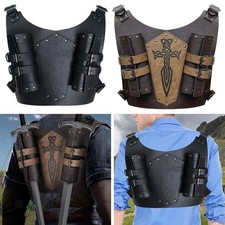 Spada a doppia schiena, per spada a forma di rana per cosplay Larp, mercenari,
