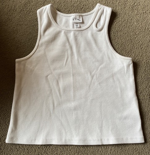 Girls White Vest Top Age 10-12 Years - Picture 2 of 6