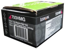 LEXMARK 70C0HMG 700HMG Magenta High Yield Toner Cartridge Genuine OEM Original