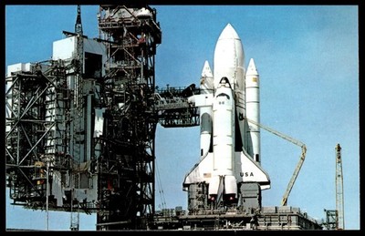 NASA Space Shuttle Launch Pad Vintage Postcard - The NASA Space Collection