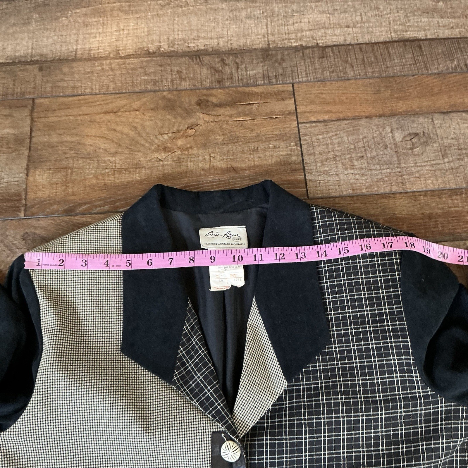 Eric Ryan Sport Women's Patchwork Jacket Size 10 … - image 4