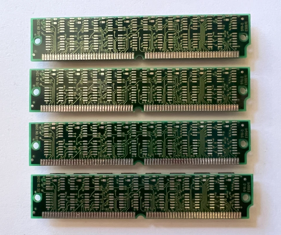 Vantage Toshiba 16MB TC5117405CSJ-50 50ns 72 pines SIM 8 chips RAM Lote de 4 Foto 2 de 2