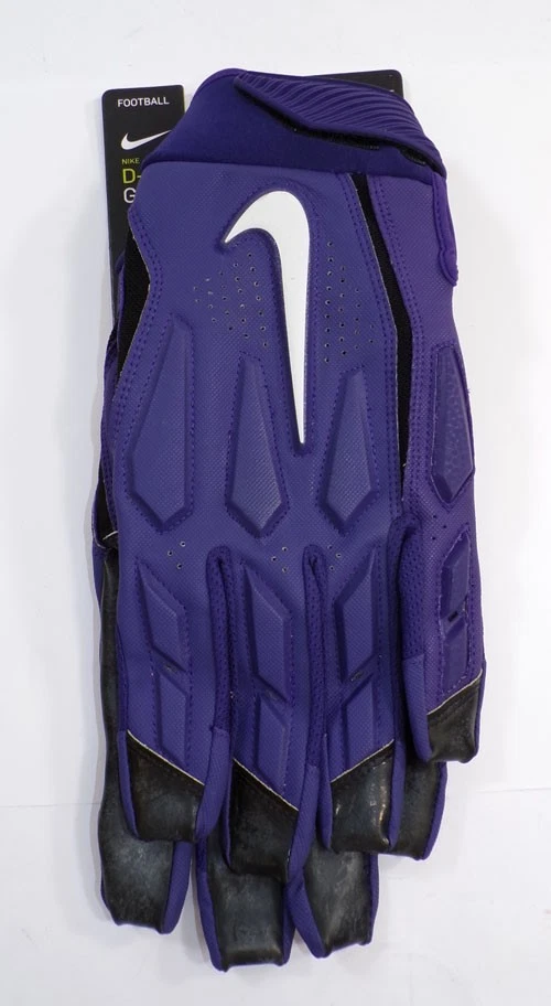 Nike D-Tack Defensive Tackle 6.0 Purple PROMO Football Gloves