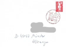 France special cancel from Chartres - horse, horse, cheval