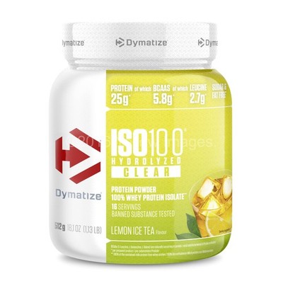 (70,76EUR/kg) Dymatize - Iso100 Hydrolyzed Clear Whey Protein Isolat 512g - 528g