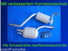 Abgasanlage Auspuffanlage für Mercedes Benz 190 W201 E 1.8 & E 2.0 + Anbausatz