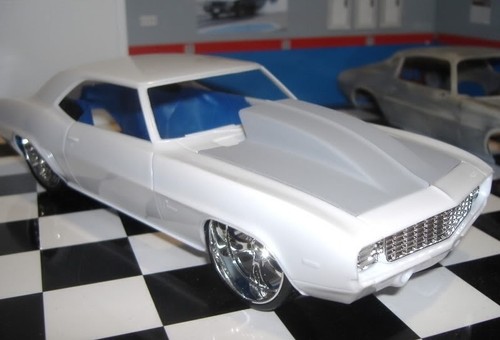 Harz Outlaw Kapuze für '69 Camaro Revell 1/25. HEISS! - Bild 3 von 5