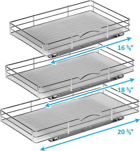 Pull Out Cabinet Organizer for Spices, Cans - Heavy Duty with Lifetime Limited W - Picture 8 of 9