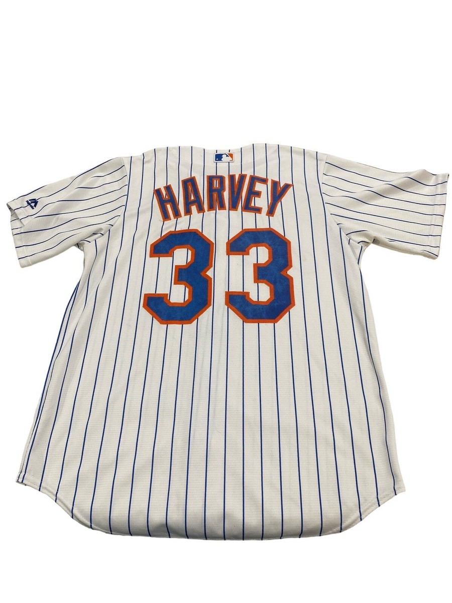 Preowned As-Is Majestic MLB New York Mets Number 33 Matthew Harvey