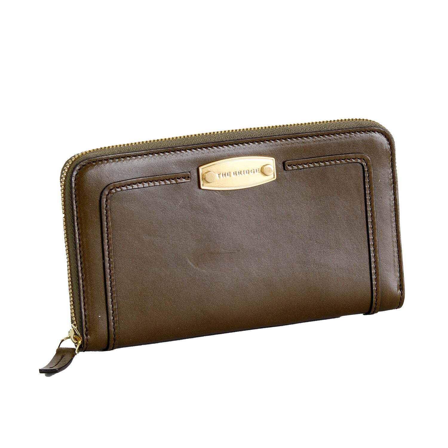 Portafoglio Classico The Bridge 01181901 Donna 100% Pelle Verde