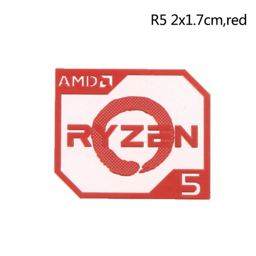 AMD Ruilong Ryzen R9 R7 R5 R3 Vega Metal Sticker Notebook Desktop Logo Sticker - Afbeelding 20 van 20