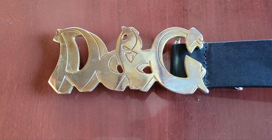Dolce&Gabbana Women D&G Genuine Leather Black Belt Luxury