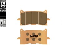 BremsbeläGe Set Galfer 2X FD499G1370 Sinter-Metall Street Vorne, 7,9Mm FüR Honda
