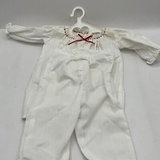 American Girl Vintage 1997 Samantha  s Night Gown White W/ Red