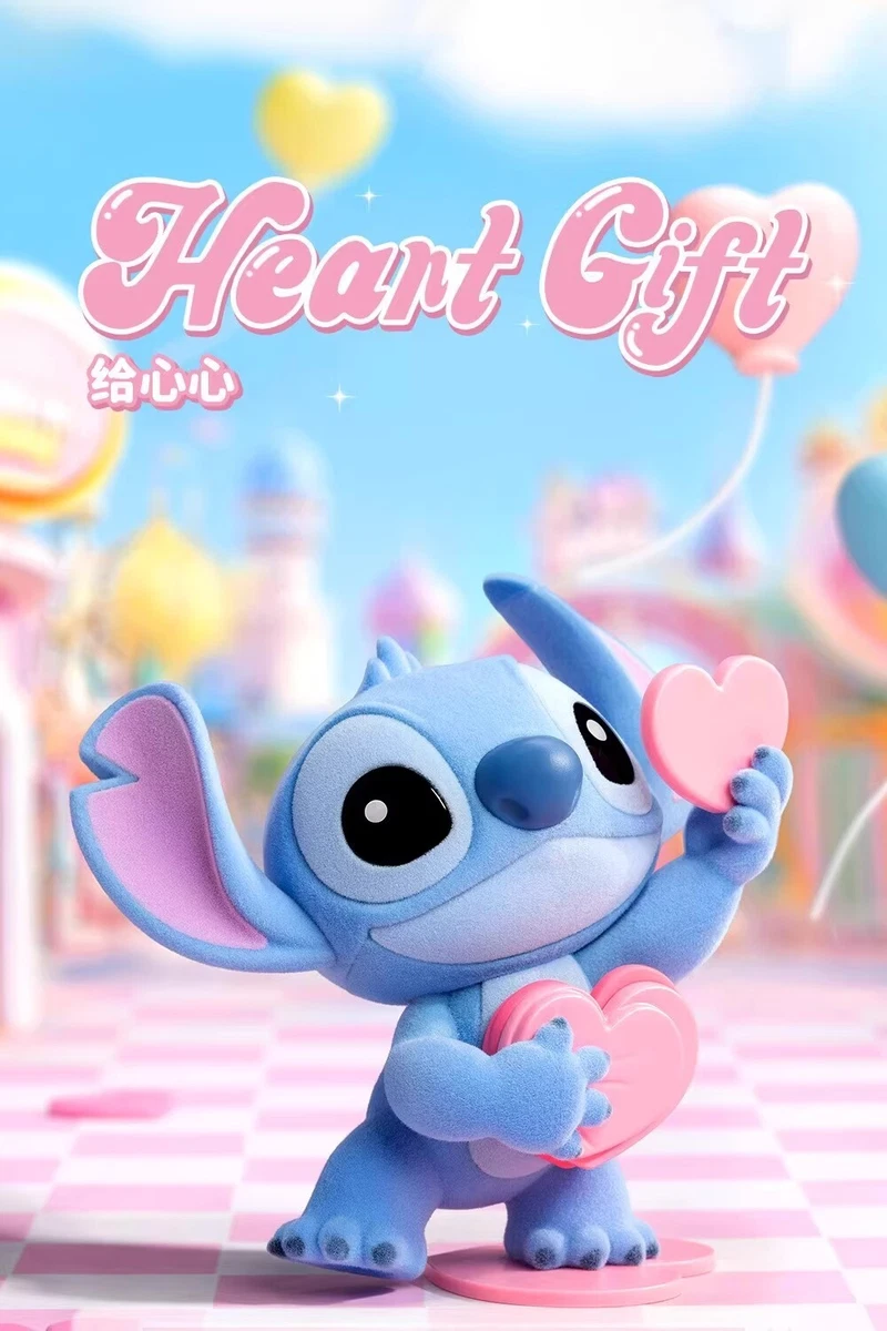 52Toys Disney Stitch Sweet Pink Series Figures Blind Box