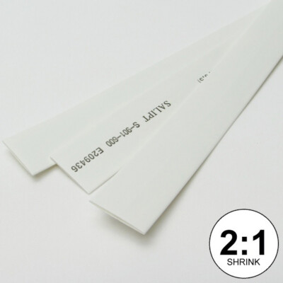 Heat Shrink Tube - 2:1 ratio Shrinkable Tubing lot (LARGE SIZES) HeatShrinkBuddy