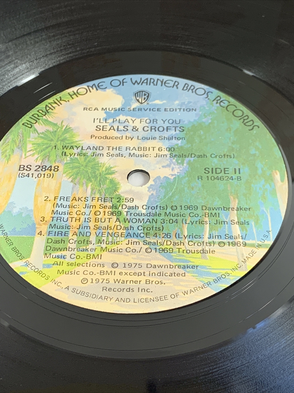 SEALS AND CROFTS I'LL PLAY FOR YOU 1975 VINYL LP WARNER BROTHERS RECORD