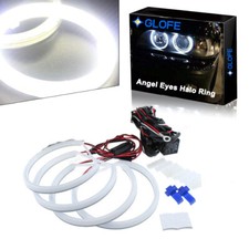 For Bmw E36 E38 E39 E46 M3 White 131mm Halo Ring Cotton Light Smd Led Angel Eyes