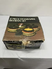 4 piece Stoneware Ramekin set no 203364