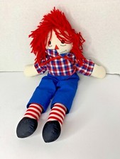 Raggedy Andy Plush Stuffed Doll Toy 19 in tall