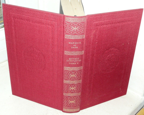 COMPLETE WORKS OF THE MARQUIS DE SADE T 5 ED IN THE PRECIOUS BOOK CIRCLE 1962 - Picture 1 of 6