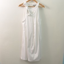 Jessica London Dress Womens 20W White Lyocell Lined Pockets White