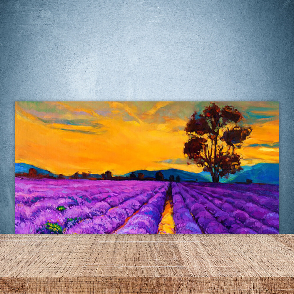 Crédence de cuisine en verre anti-éclaboussures 100x50 cm