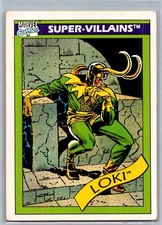 LOKI #54 - 1990 Impel Marvel Universe Superheroes SUPER-VILLAINS.
